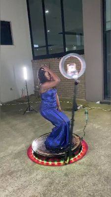 Gro Compatible Devices 2024 Overhead 360 Photo Booth voor slow motion roterende video selfie