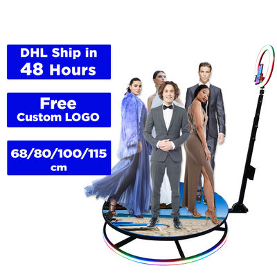Gepersonaliseerde kleuren schilder sticker bruiloften live streaming spin camera stand voor feesten