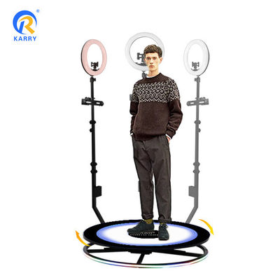 360 Video Photobooth Automatisch Met Led Magic Mirror Ipad voor populair bruiloft Live Event