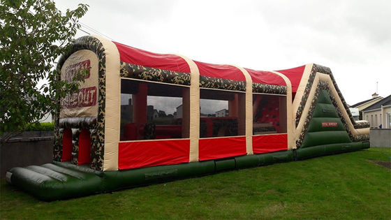 14 jaar commercial opblaasbare bounce house hindernisbaan met interactief spel