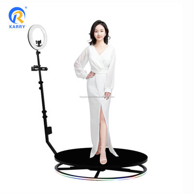 360 video fotobooth automatisch met led ipad camera perfect voor evenementen en feesten
