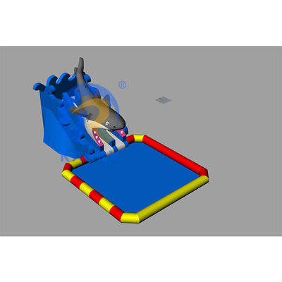Gepersonaliseerd, geïndividualiseerd ontwerp, opblaasbaar waterpark met groot zwembad en waterslide