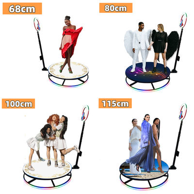 45 kg Hot Glass Magic Mirror Photo Booth met draadloze automatische rotatie