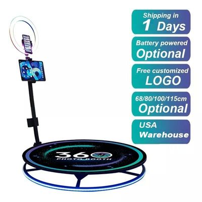 45 kg Hot Glass Magic Mirror Photo Booth met draadloze automatische rotatie