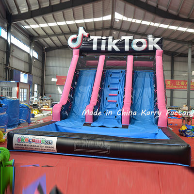 PVC 26FT opblaasbare uitsmijter speeltuin Bounce House Waterglijbaan Kinderen Bouncy Castles
