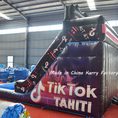 PVC 26FT opblaasbare uitsmijter speeltuin Bounce House Waterglijbaan Kinderen Bouncy Castles