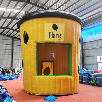 Zee/Lucht/Express Verzending Lemon Cup opblaasbaar huis voor peuters Commercieel bouncy huis