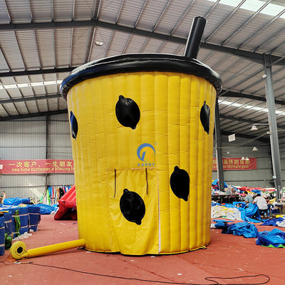 Zee/Lucht/Express Verzending Lemon Cup opblaasbaar huis voor peuters Commercieel bouncy huis