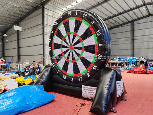 Indoor en outdoor entertainment PVC opblaasbare voetbal/voetbal doel voor unisex plezier