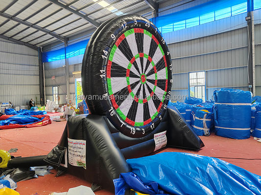 Indoor en outdoor entertainment PVC opblaasbare voetbal/voetbal doel voor unisex plezier