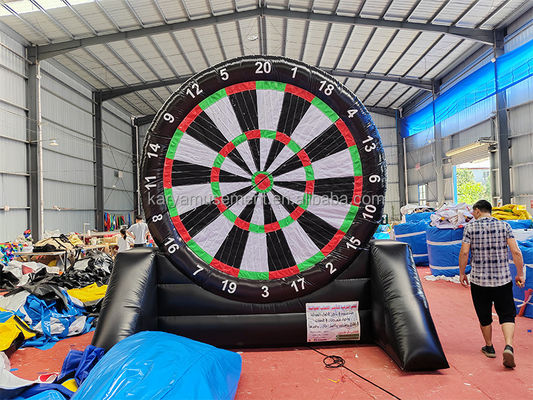 Indoor en outdoor entertainment PVC opblaasbare voetbal/voetbal doel voor unisex plezier