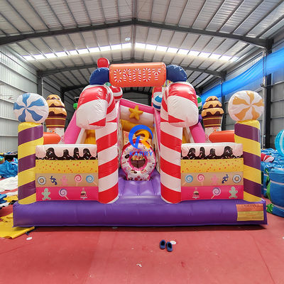 Indoor en outdoor entertainment Commercieel feest Verhuur van snoep opblaasbare dia's Combo
