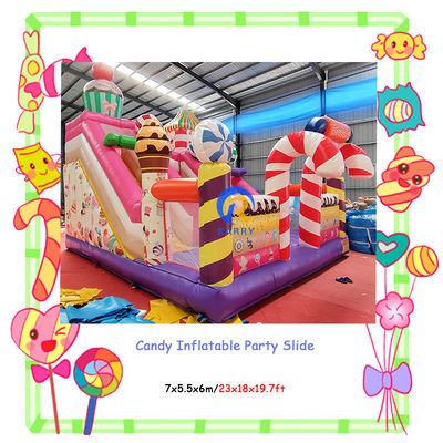 Indoor en outdoor entertainment Commercieel feest Verhuur van snoep opblaasbare dia's Combo