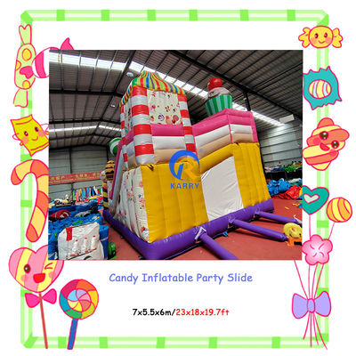 Indoor en outdoor entertainment Commercieel feest Verhuur van snoep opblaasbare dia's Combo