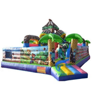 PORTABLE opblaasbare mijn/ ambachtelijk pretpark Fun aangepaste functies 14 jaar