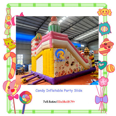 Indoor en outdoor entertainment Commercieel feest Verhuur van snoep opblaasbare dia's Combo