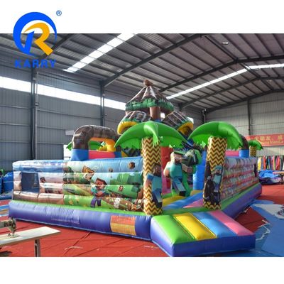 PORTABLE opblaasbare mijn/ ambachtelijk pretpark Fun aangepaste functies 14 jaar