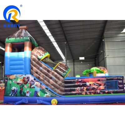 PORTABLE opblaasbare mijn/ ambachtelijk pretpark Fun aangepaste functies 14 jaar
