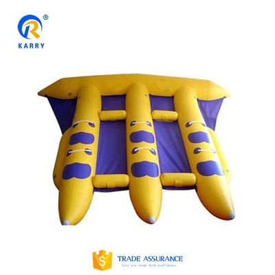 PVC-opblaasbare buis voor vliegende vissen, sleepbaar voor 5-10 passagiers in het water