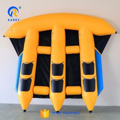 PVC-opblaasbare buis voor vliegende vissen, sleepbaar voor 5-10 passagiers in het water