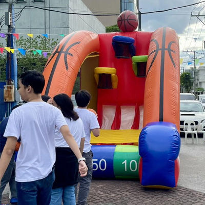 Interactieve opblaasbare basketbal/voetbal schietwedstrijd Sportpartij