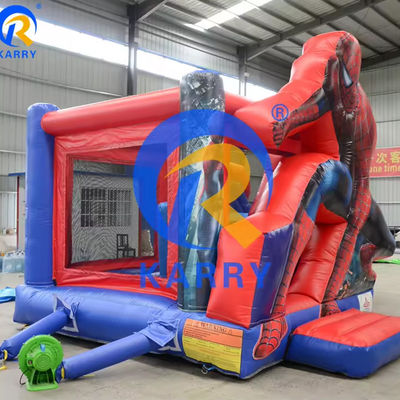 Kenmerken PORTABLE Bouncy Castle opblaasbaar huis voor binnen- en buitenvermaak