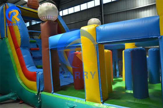 Vermaak opblaasbaar springende springer uitsmijter voor kinderen sportspellen feest PORTABEL spel