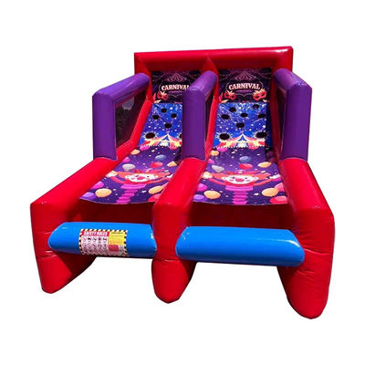 Opblaasbare ballen schieten spel voor feest Verhuur 2 spelers Carnaval Interactieve games