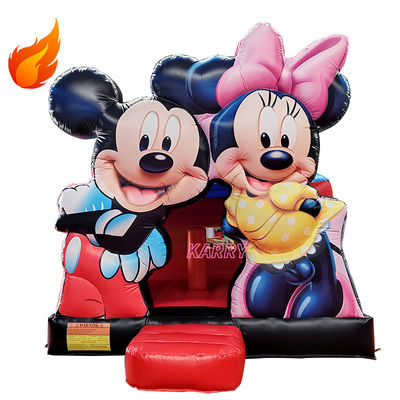 Mickey Kids Castle Play House Opblaasbaar Bounce House voor feest Verhuur Express verzending
