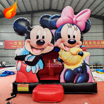 Mickey Kids Castle Play House Opblaasbaar Bounce House voor feest Verhuur Express verzending