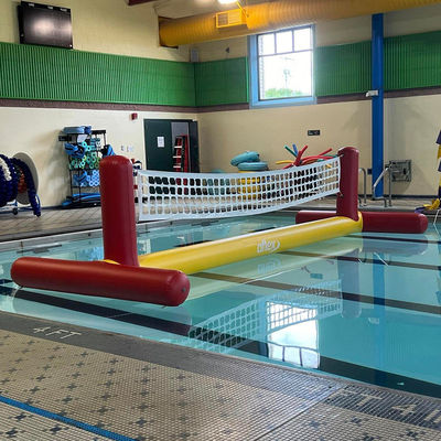 Water- en landactiviteiten opblaasbaar strandvolleybalnet met een aangepast ontwerp