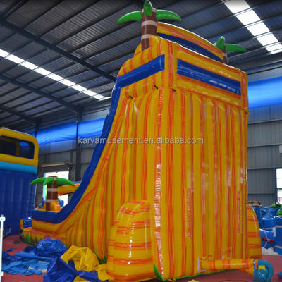 Stimuleert Palm Tree commerciële waterglijbaan Perfect voor binnen- of buiten spelen