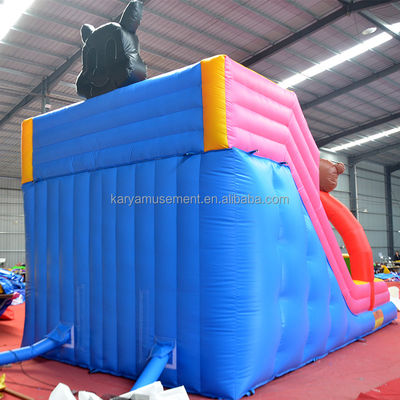 32ft 3 Bears Bouncer Trampoline huis met dubbele baan opblaasbare glijbanen en duurzaam