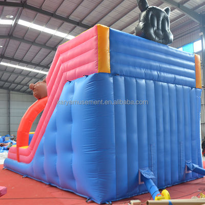 32ft 3 Bears Bouncer Trampoline huis met dubbele baan opblaasbare glijbanen en duurzaam