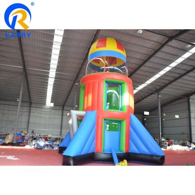 Unisex leeftijdsbereik 14 jaar PVC opblaasbare raket Airborne Adventure voor eindeloos plezier