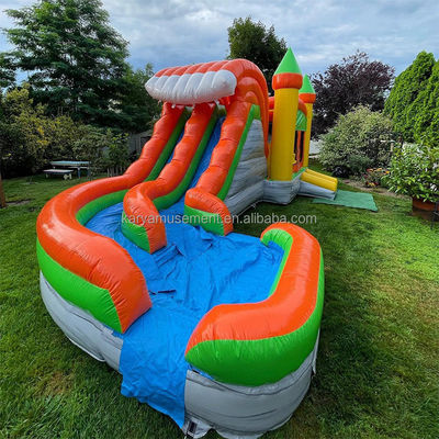 14 Jaar op Commercial Party Verhuur opblaasbare kastelen waterglijbaan Bouncy Castle House
