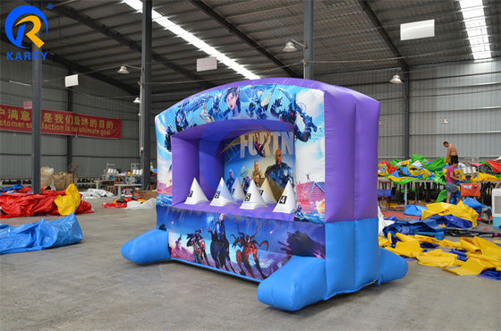 Interactief schietspel Launch opblaasbaar springbed met blazer en aangepaste kleur