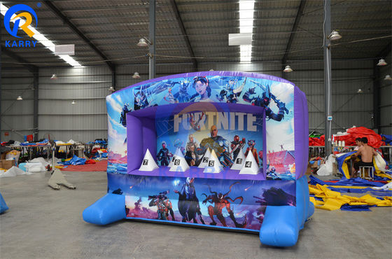 Interactief schietspel Launch opblaasbaar springbed met blazer en aangepaste kleur