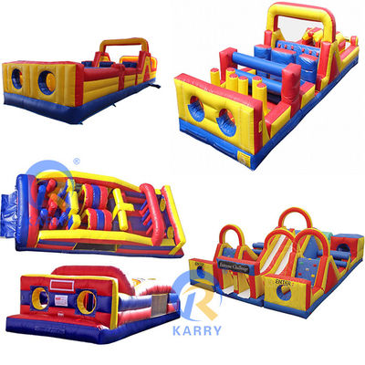 Functies PORTABLE opblaasbare hindernisbaan Volwassenen spel voor sport en activiteiten van kinderen