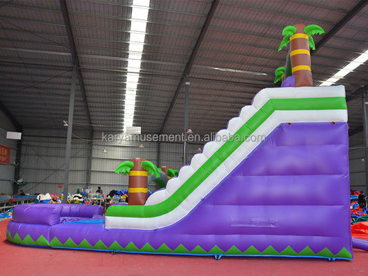 5-10 Passagierscapaciteit 29 voet opblaasbare waterslide met zwembad CE/EN71/EN14960 Goedgekeurd