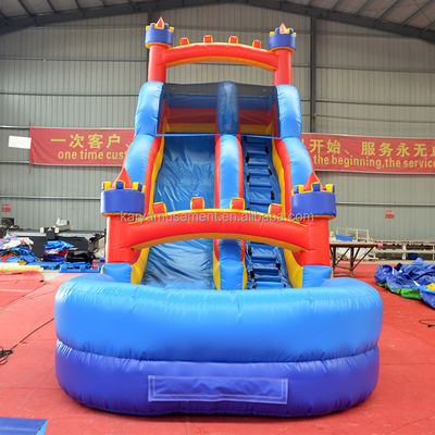 CE/EN71/EN14960 Gecertificeerde 29f opblaasbare zwembadglijbaan