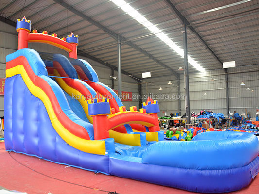 CE/EN71/EN14960 Gecertificeerde 29f opblaasbare zwembadglijbaan