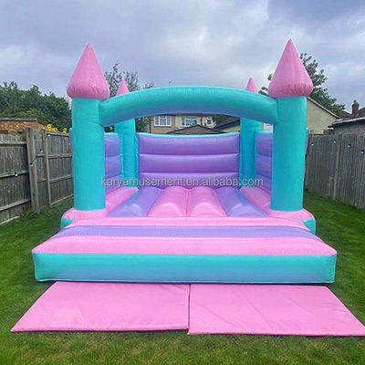 14 jaar op Kerstmis 13x13ft Kinderen opblaasbaar Bounce House Wit opblaasbaar Bubble House