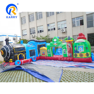 PVC-materiaal Activiteitscentrum voor kinderen opblaasbaar springhuis Obstakelbaan voor evenement