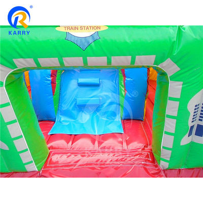 PVC-materiaal Activiteitscentrum voor kinderen opblaasbaar springhuis Obstakelbaan voor evenement