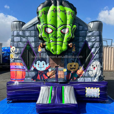 14 jaar op Kerstmis 13x13ft Kinderen opblaasbaar Bounce House Wit opblaasbaar Bubble House