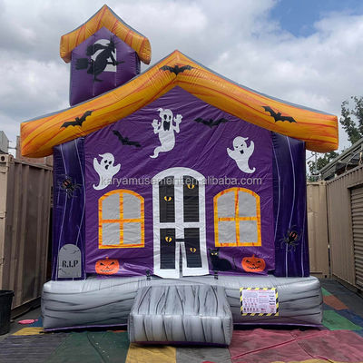 14 jaar op Kerstmis 13x13ft Kinderen opblaasbaar Bounce House Wit opblaasbaar Bubble House