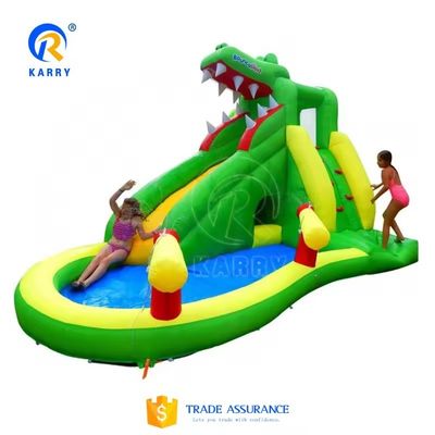 Maximale capaciteit 100-500kg Opblaasbaar waterpark Wateractiviteiten Vermaakpark voor feestjes