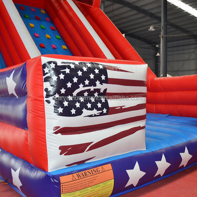 26ft Double Lane opblaasbare waterglijbaan voor kinderen en volwassenen PVC-doekmateriaal
