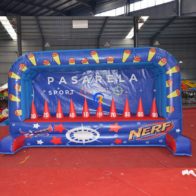 Unisex sportgames carnaval schiet spel opblaasbaar basketbal spel voor buitenfeest